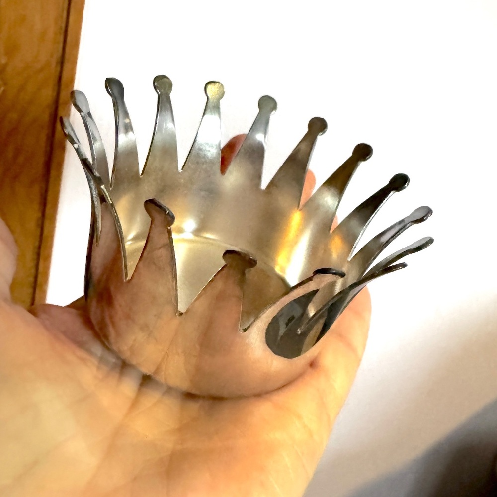 Wallace Silver Crown, Vintage for Trinkets Candleholder Ashtray